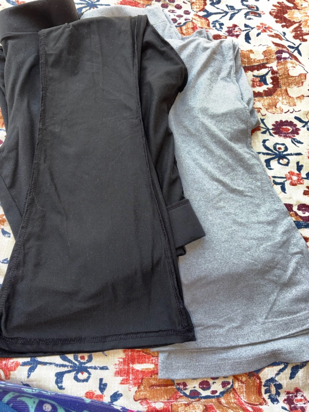 Black and Light Gray Leggings (4 total) - Picture 2 of 4